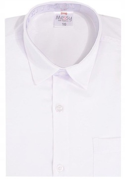 KOSZULA WIZYTOWA ELEGANCKA BIAŁA 1 rok J140a