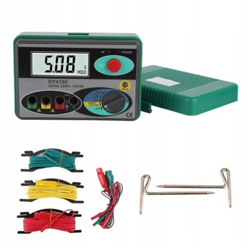 DY4100 MIERNIK REZYSTANCJI UZIEMIENIA TESTER CYFROWY LCD WYSOKA PRECYZJA