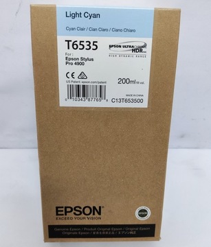 Tusz Epson T6535 Light Cyan 200ml SP 4900