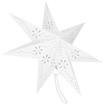 АЖУРНЫЙ РОЖДЕСТВЕНСКИЙ ВИТРАЖ БУМАЖНЫЙ ЗВЕЗДА 50см