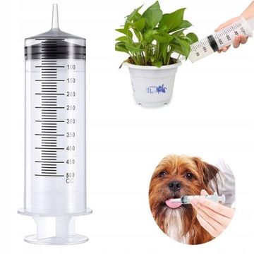 Strzykawka cewnikowa 500ml 1 szt do klej do doniczka, tusz