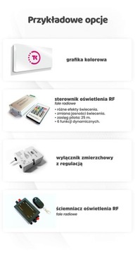 Рекламный светодиодный короб Dibond LUX ECONOMY 100х50см