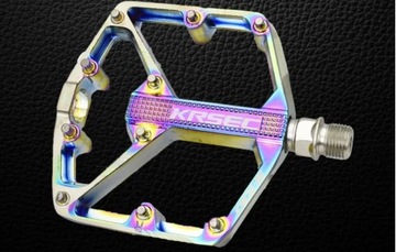 PEDAŁY ROWEROWE ALUMINIOWE ULTRALEKKIE - 3 ŁOŻYSKA - PINY - KRSEC
