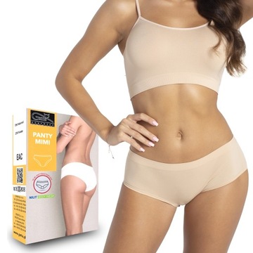 Panty Mimi Gatta majtki, bezszwowe, natural, L