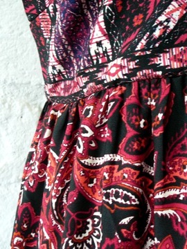 Długa sukienka paisley etno boho - Jessica Simpson