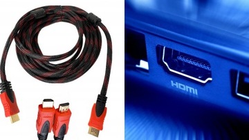 КАБЕЛЬ HDMI FULL HD 4K 3D ВЫСОКОСКОРОСТНОЙ КАБЕЛЬ ДЛИНОЙ 5 М