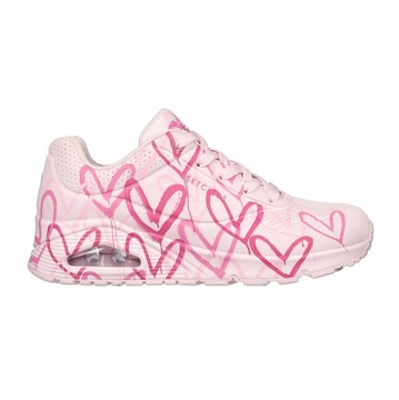 Buty damskie Skechers Uno Spread AIR Love MODNE SNEAKERSY 155507-LTPK