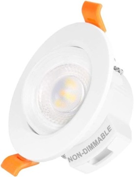 Reflektor LED oczko spot do zabudowy 5W zimna biel