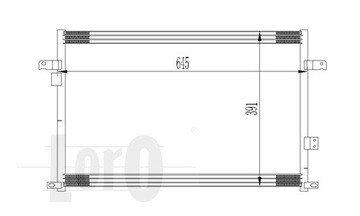 011-016-0003 CHLADIČ KLIMA CHEVROLET LACETTI 05-