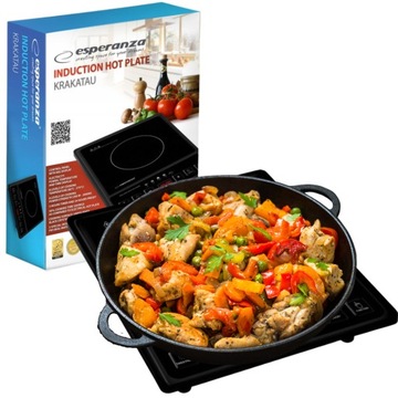 ИНДУКЦИОННАЯ ПЛИТА С 1 КОНФОРКОЙ КРАКАТАУ ЭЛЕКТРИЧЕСКАЯ ОТДЕЛЬНО СТОЯЩАЯ ПЛИТА