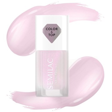 Semilac Top и классический спрей для ногтей 2в1 PINK GLOW