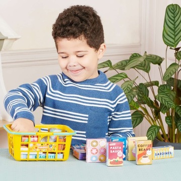 КОРЗИНА ДЛЯ ПОКУПОК НАБОР ПРОДУКТОВ FUN SHOP