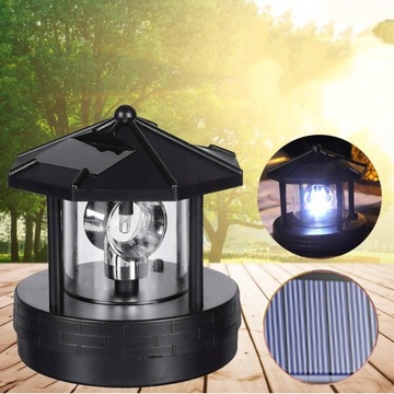 LATARNIA SŁONECZNA LED SOLARNA ZEWNĘTRZNA 360°LED