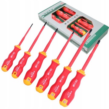 HONITON H-053 Zestaw wkrętaków dla elektryków VDE 6el.