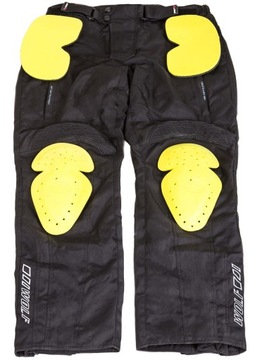WOLF TEKSTYLNE SPODNIE MOTOCYKLOWE MĘSKIE EXPLORER CZARNE L GRATISY