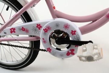 Юниорский женский велосипед 20 дюймов Flowers Pink 12 кг для детей ростом от 115 см