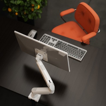 Настольный эргономичный поворотный держатель для ЖК-монитора OLED 17–30 дюймов, белый