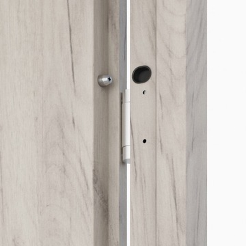 DRZWI PRAWE 55MM ZEWNĘTRZNE POPIEL 90 CM DO ŚRODKA