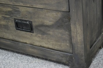 Книжный шкаф деревянный МАНГО, лак RAILWAY GRAU