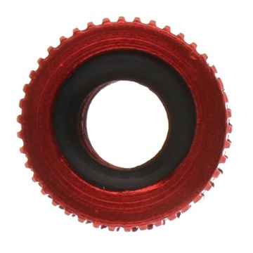 5 шт. адаптера клапана Presta к клапану Шредера, разъем для велосипедного насоса, красный