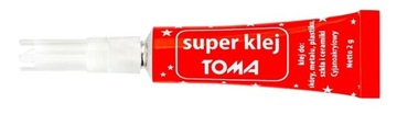 Klej Super Toma 2g Glue Cyjanoakryl w tubce TO-465