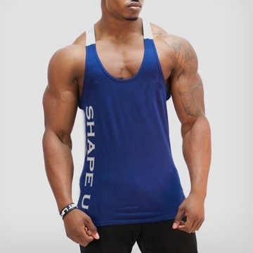 Summer Gym Tank Top Men Cotton Clothing Bodybuildi