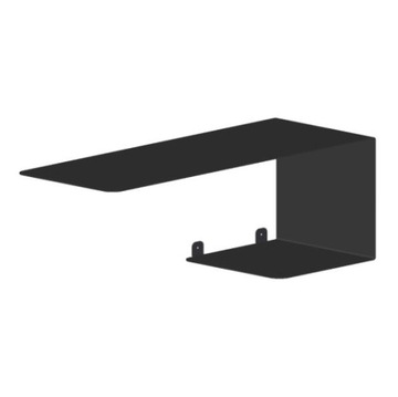 Półka ścienna Metalowa CA60 Asymetryczna Loft stal