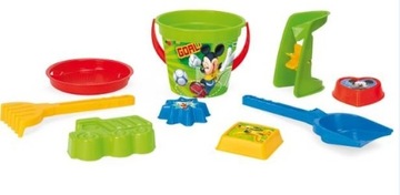 Komplet do piasku 9 el. Mickey Mouse WADER 77235