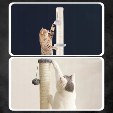 БОЛЬШОЙ СКРАТКРАТОР для кошки КОГАТЕЛЯ 88 см SIZAL BED TOWER TOY