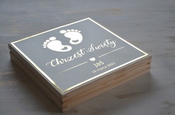 Спасибо крестным родителям/фото коробки 3