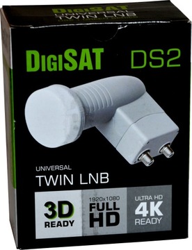 Konwerter satelitarny TWIN Full HD 4K POLSAT NC+