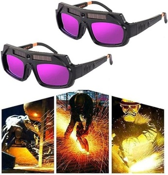 СВАРОЧНЫЕ ОЧКИ ЗАЩИТНЫЕ СВАРОЧНЫЕ ОЧКИ, АВТОЗАТЕМНЕНИЕ + 10 ФИЛЬТРОВ