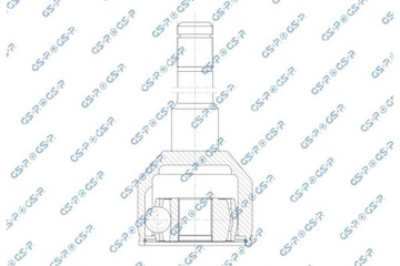 GSP 602370 SADA KLOUBU HŘÍDEL HNACÍ