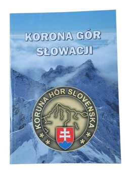 KSIĄŻECZKA TURYSTYCZNA ODZNAKA KORONA GÓR SŁOWACJI NA PIECZĄTKI NA PREZENT