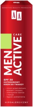 AA MEN Active Care SPF30 Мужской крем для лица 50 мл