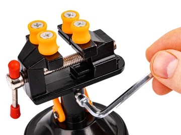 МИНИ-ВРАЩАЮЩИЕСЯ ТИСКИ ДЛЯ МОДЕЛИРОВАНИЯ С ПРИСОСКОЙ