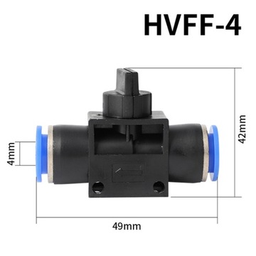 HVFF 4/6/8/10/12mm części pneumatyczne złącze wsp