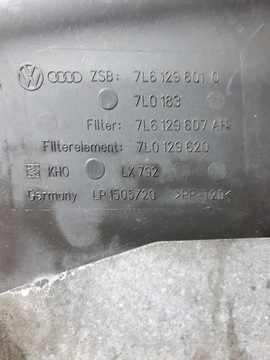 AUDI Q7 4L 3.0 TDI POUZDRO FILTRU VZDUCHU 7L6129601Q
