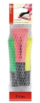 Zakreślacz Stabilo NEON mix 3szt.