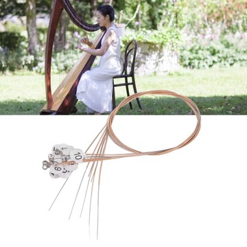 10 шт., арфа Лира, сопротивление стальной струны