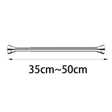 Телескопическая штанга для одежды Прочная вешалка для одежды Телескопическая из