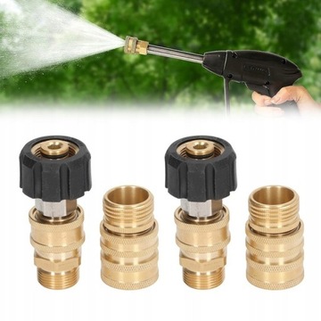 8SZT ZESTAW ADAPTERÓW DO MYJKI CIŚNIENIOWEJ 3/8 CALA SZYBKOZŁĄCZE M22-14MM