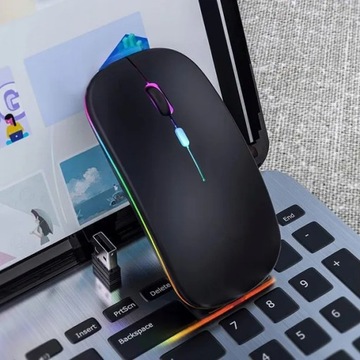 ИГРОВАЯ МЫШЬ БЕСПРОВОДНАЯ КОМПЬЮТЕРНАЯ МЫШЬ ДЛЯ ГЕЙМЕРОВ RGB LED HIGH DPI