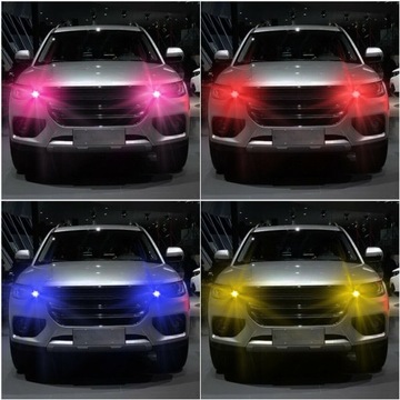 2 ŽÁROVKY W5W LED T10 RGB + OVLÁDAČ MINI COOPER OPEL