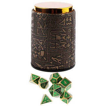 Metalowe kości wielościenne 7X do gier planszowych Dungeons And Dragons