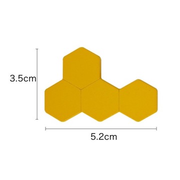 GRA UKŁADANKA KLOCKI PUZZLE DREWNIANE 9.2cm*9.2cm