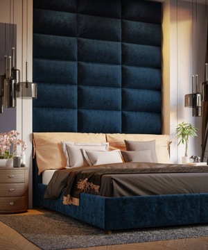 МЯГКИЕ СТЕНОВЫЕ ПАНЕЛИ 90x30 3D ИЗГОЛОВЬЕ