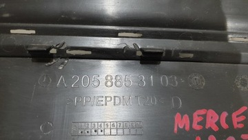 DYFUZOR SPOILER ZDERZA MERCEDES C W205 A2058853103
