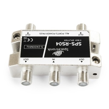 Разветвитель 1/4 5-2400 МГц Spacetronik SPS-RS04