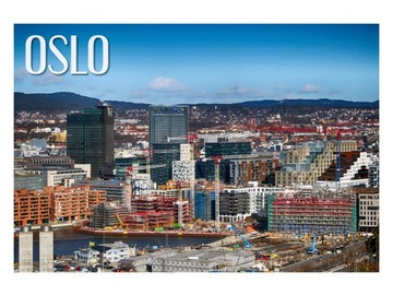 OSLO - Miasto - Panorama - Magnes na lodówkę
